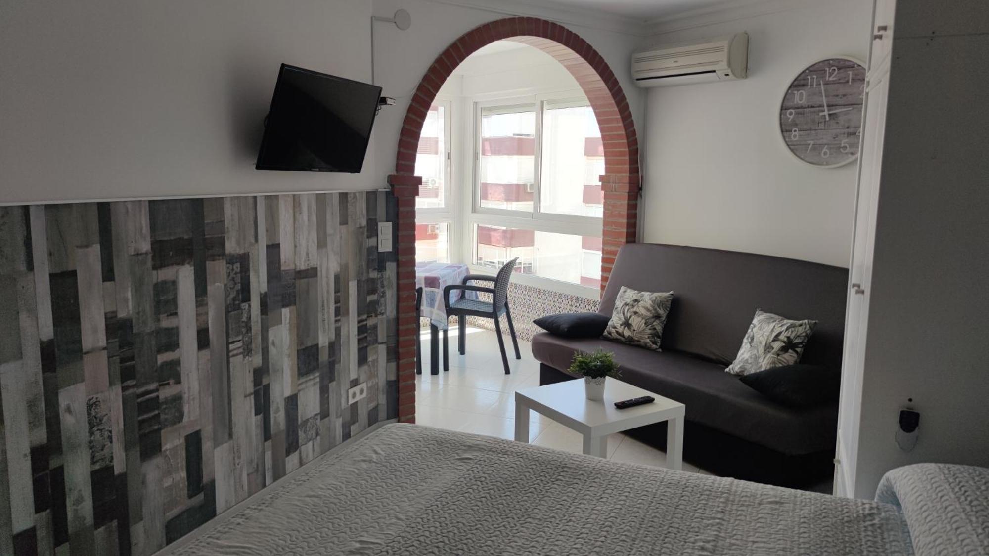 Estudio Torrox Playa- Vistas Al Mar Y Piscina Zewnętrze zdjęcie